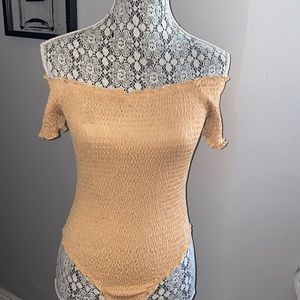 Off the shoulder bodysuit